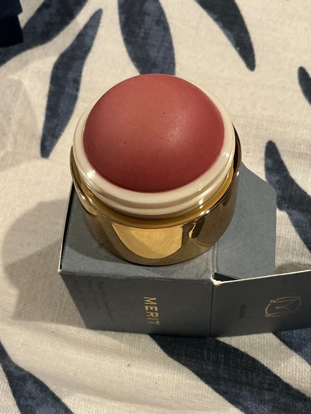Merit Flush Balm Cream Blush — Archival Cool Mauve Pink